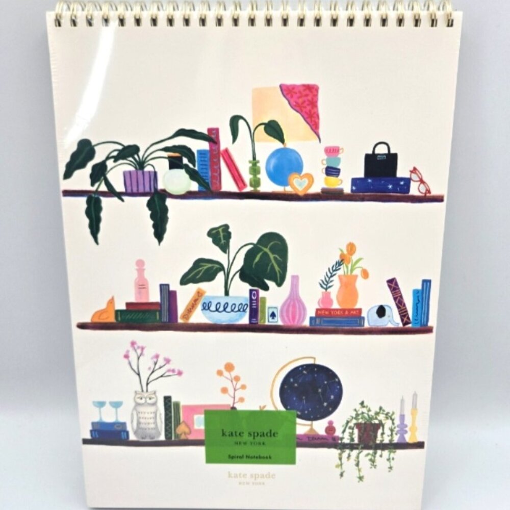 kate spade new york Large College Ruled Notebook, Charmed Library